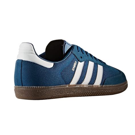 adidas samba blau herren|Adidas blue samba.